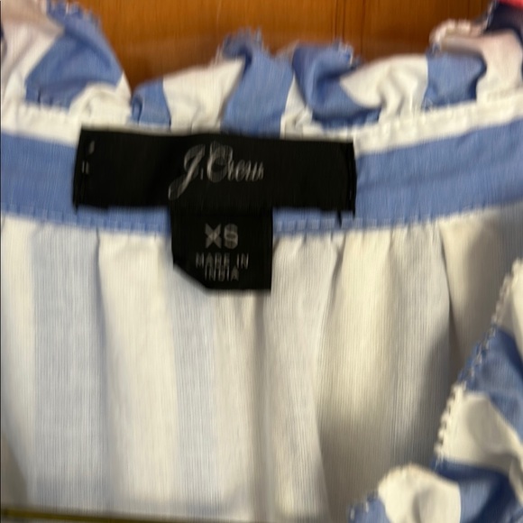 J Crew-Blue and White Striped Dress - Picture 2 of 3